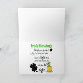 St. Patrick's Day-personage Kaart (Binnen)