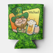 St. Patrick's Day Personalize Name of Text Blikjeskoeler (Voorkant)
