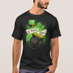 St Patricks Day Pet Clover Leaf Saint Patricks Day T-shirt