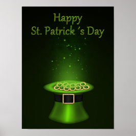 St. Patrick's Day Pet Coins - Poster Print