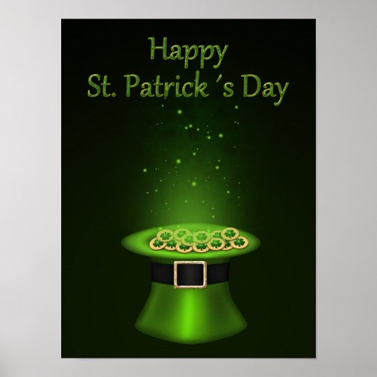 St. Patrick's Day Pet Coins - Poster Print (Voorkant)