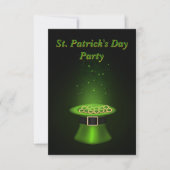 St. Patrick's Day Pet Coins - Uitnodigingskaart Kaart (Voorkant)