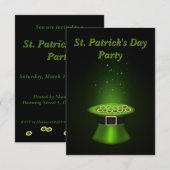 St. Patrick's Day Pet Coins - Uitnodigingskaart Kaart (Voorkant / Achterkant)