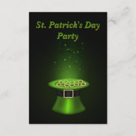 St. Patrick's Day Pet Coins - Uitnodigingskaart Kaart