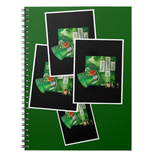 St. Patrick's Day Pet en Leprechaun Notitieboek (Voorkant)