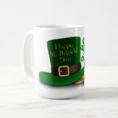 St. Patrick's Day - Pet & kleding & munten Koffiemok (Voorkant links)