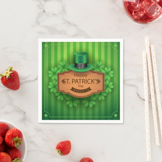 St. Patrick's Day - Pet & kleding Servetten (Insitu)