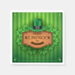 St. Patrick's Day - Pet & kleding Servetten