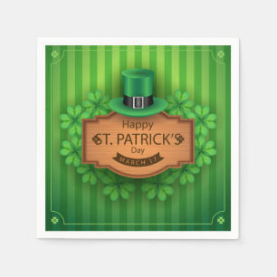 St. Patrick's Day - Pet & kleding Servetten
