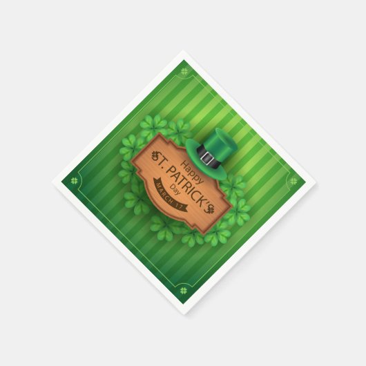 St. Patrick's Day - Pet & kleding Servetten (Hoek)