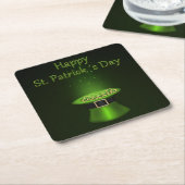 St. Patrick's Day Pet Munten - Papieren Onderzette Kartonnen Onderzetters (Schuin)