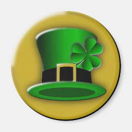 St Patricks Day Pet ronde magneet