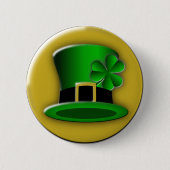 St Patricks Day Pet Round Button (Voorkant)