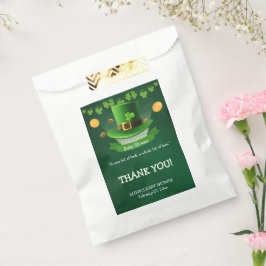St. Patrick's Day Pet Shamrock Gold Baby shower Bedankzakje