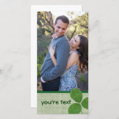 st patricks day Photo Card (Voorkant / Achterkant)