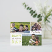 St. Patrick's Day Photo Collage Briefkaart Sjabloo (Staand voorkant)