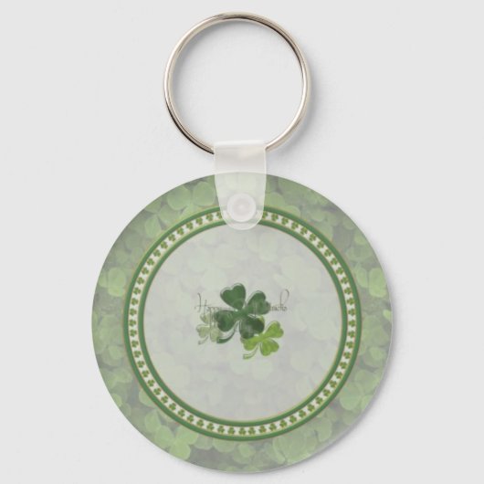 St. Patrick's Day Photo Key Chain Sleutelhanger (Achterkant)
