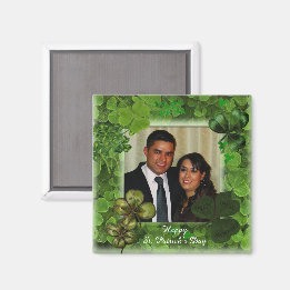 St. Patrick's Day Photo Magneet