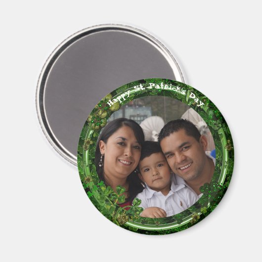 St. Patrick's Day Photo Magnet (Voorkant / Achterkant)