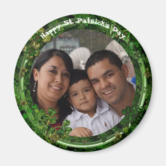 St. Patrick's Day Photo Magnet (Voorkant)