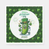 St Patrick's Day Pickle 2025 Servet (Voorkant)