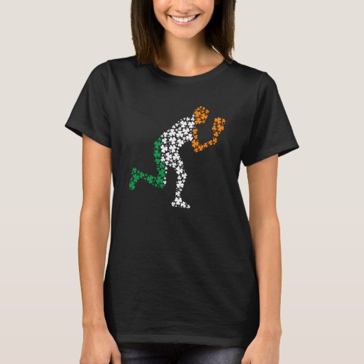 St Patricks Day Pickleball Player Irish C T-shirt (Voorkant)