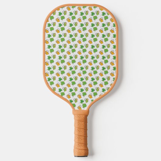 St. Patrick's Day Pickleball Racket (Voorkant)