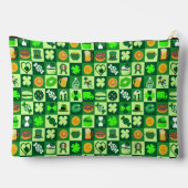 St. Patrick's Day-pictogrammen naadloos patroon Etui (Achterkant)