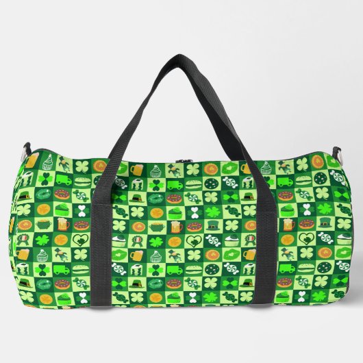 St. Patrick's Day-pictogrammen naadloos patroon Plunjezak (Voorkant)