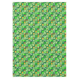 St. Patrick's Day-pictogrammen naadloos patroon Tafelkleed