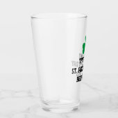 ST PATRICKS DAY PILSNER PINT BEER GLASS GLAS (Rechts)