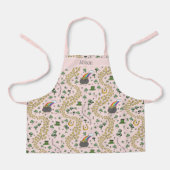 St Patricks Day Pink Lucky Shamrocks en Rainbow Schort (Voorkant)