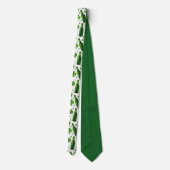 St. Patrick's Day Pinten & Bloemblaadjes Kraagdas Stropdas (Achterkant)