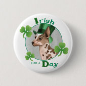 St. Patrick's Day PIO Ronde Button 5,7 Cm (Voorkant)
