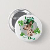 St. Patrick's Day PIO Ronde Button 5,7 Cm (Voorkant /achterkant)