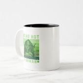 St. Patrick's Day Piping Hot Irishman Tweekleurige Koffiemok (Voorkant links)