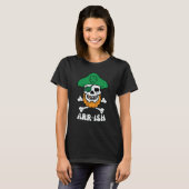 St Patricks Day Pirate Arrish Saint Paddys Men Boy T-shirt (Voorkant volledig)