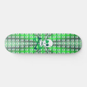 St. Patrick's Day Pirate Persoonlijk Skateboard (Horizontaal)