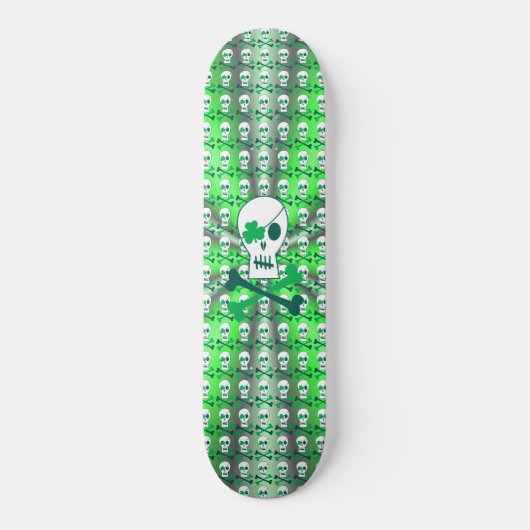 St. Patrick's Day Pirate Persoonlijk Skateboard (Voorkant)