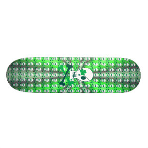St. Patrick's Day Pirate Persoonlijk Skateboard