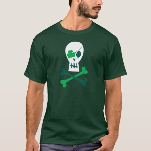 St. Patrick's Day Pirate T-shirt (Voorkant)