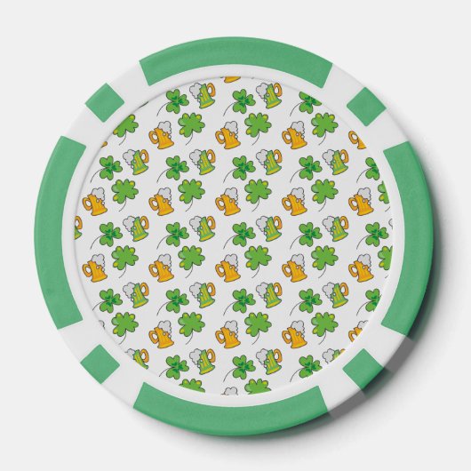 St. Patrick's Day Poker Chips (Achterkant)