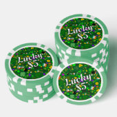 St. Patrick's Day Poker Spel Good Lucky Charms Poker Chips (Opstapeling)
