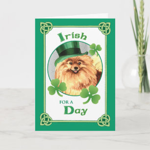 St. Patrick's Day Pommeren Kaart