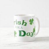 St. Patrick's Day Poodle Koffiemok (Voorkant rechts)