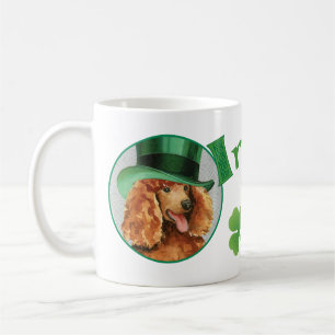 St. Patrick's Day Poodle Koffiemok