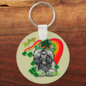 St Patrick's Day Poodle Sleutelhanger (Voorkant)