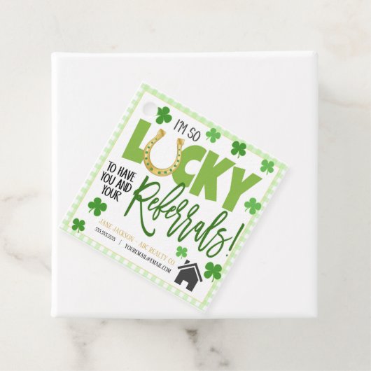 St Patricks Day Pop-by-Label Bedankjes Labels (In situ)