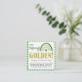 St. Patrick's Day Pop-By Label | Uw Referenties Zi (Staand voorkant)