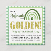 St. Patrick's Day Pop-By Label | Uw Referenties Zi (Voorkant)